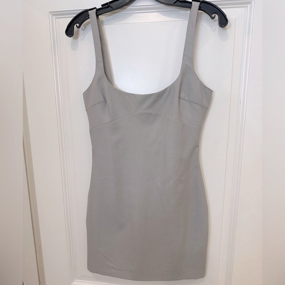 Zara gray tailored mini dress - Picture 2 of 12